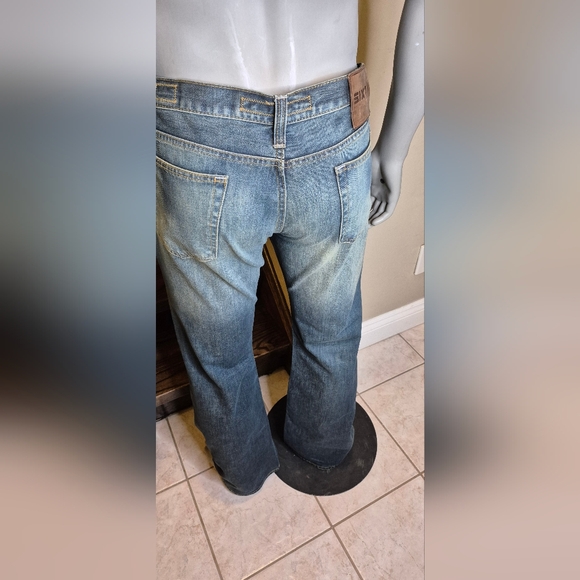 Sixty Brand Men's Straight Jeans - Stylish Blue - Picture 7 of 10